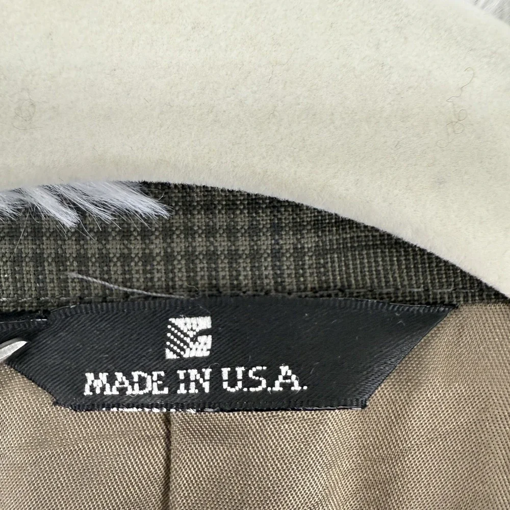 Chaps Ralph Lauren Mens Brown 100% Wool Glenn Check Blazer Sport‎ Coat Size 44R